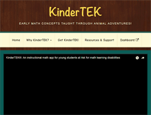 Tablet Screenshot of kindertek.com